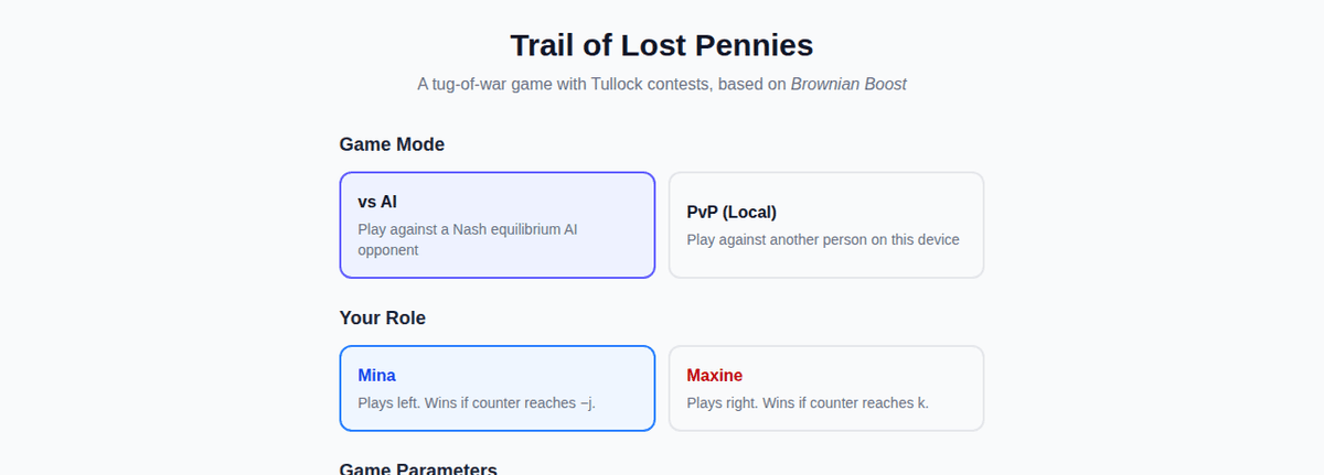 Trail of Lost Pennies